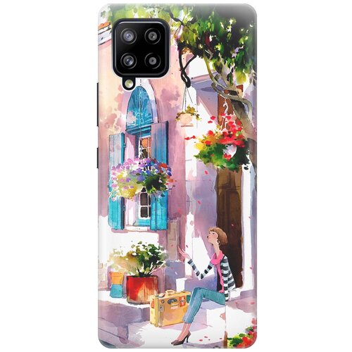 RE: PA Чехол - накладка ArtColor для Samsung Galaxy A42 с принтом Девочка на цветущей улочке re pa чехол накладка artcolor для honor 9a с принтом девочка на цветущей улочке