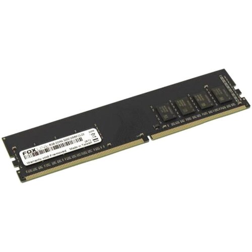 Модуль памяти Foxline DIMM 8GB 3200 DDR4 ECC CL22 (1Gbx8) модуль памяти foxline dimm 8gb 3200 ddr4 ecc cl22 1gb 8