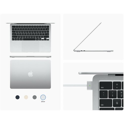 MacBook Air m2 8512 Silver 2022 New Иностранец нет росийских букв на клавиатуре 17026400₽