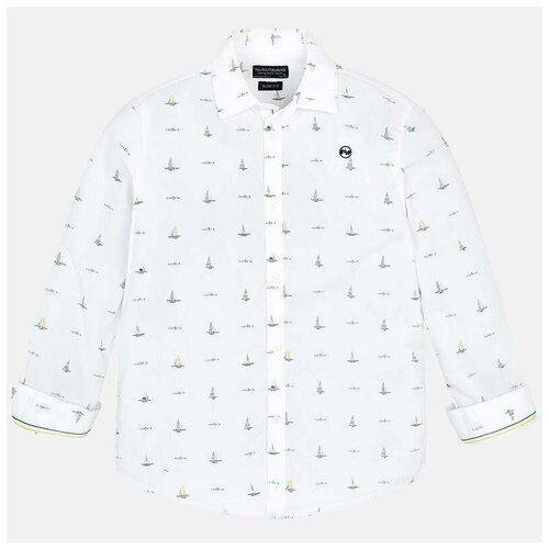 фото Рубашка, для мальч., цв. белый, возр. 14 лет, рост 160 mayoral