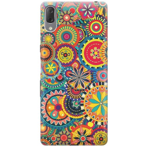 фото Re:paчехол - накладка artcolor для sony xperia l3 с принтом "яркий узор"