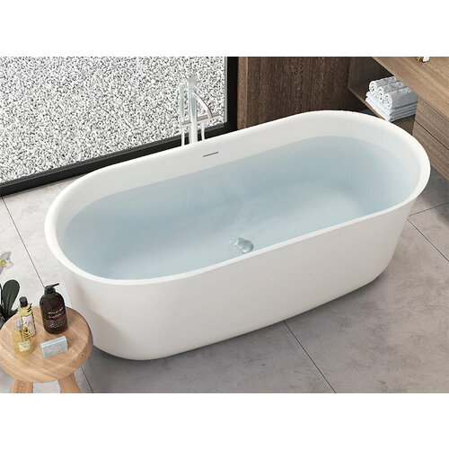 Ванна акриловая отдельностоящая глянцевая AIFOL Vivian Family 152778 A04 Glossy White