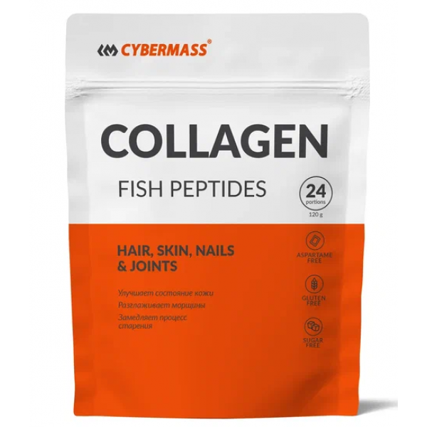 CyberMass Пищевая добавка Collagen Fish Peptides, 120 г (CyberMass, ) - фото №2