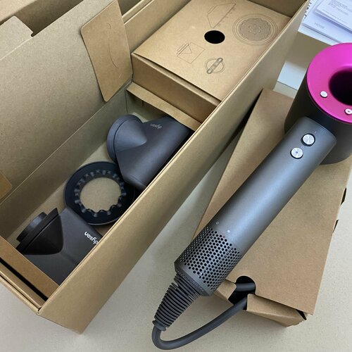 Фен для волос SupersonicHd08 Premium качества Малайзия фуксия темно розовый 550000₽