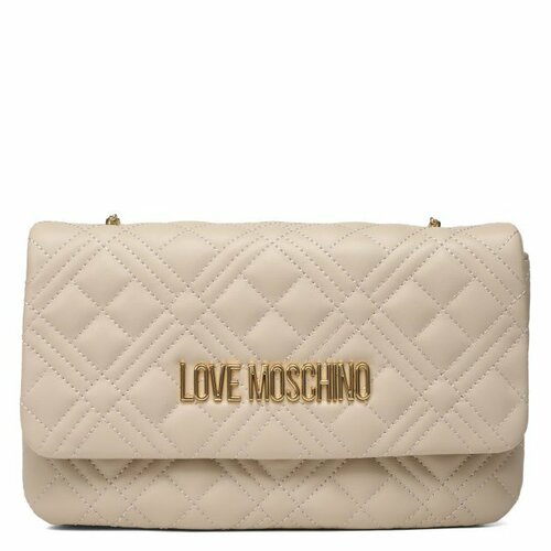 Сумка клатч LOVE MOSCHINO, бежевый сумка клатч love moschino бежевый