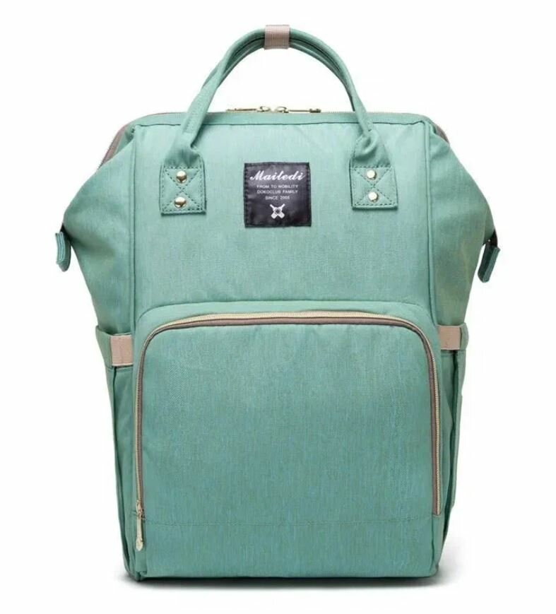 Рюкзак для мам, сумка на коляску Maitedi, цвет бирюзовый