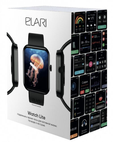 Умные часы Elari Lite Black