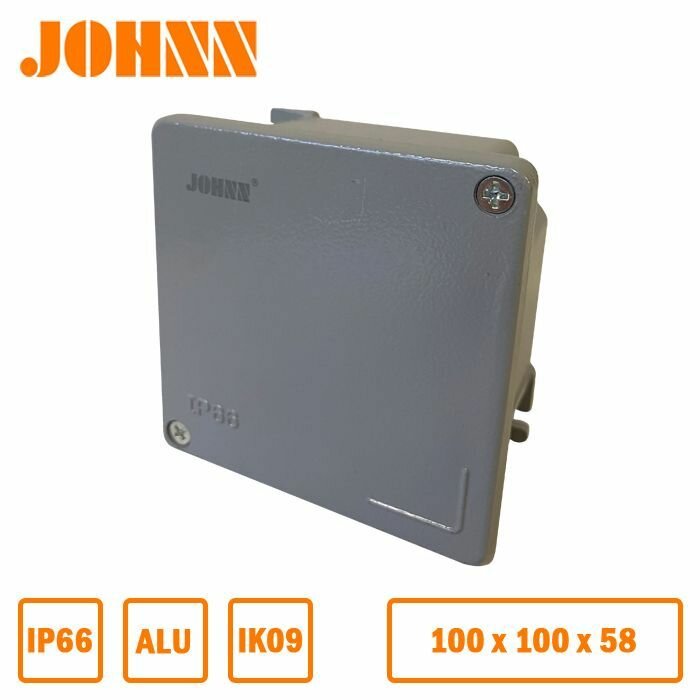 Алюминиевый корпус GW для РЭА, 100х100х58 мм, GW76261