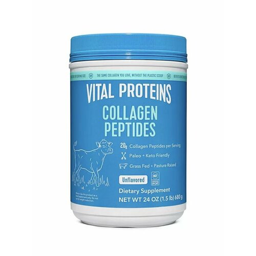 vital proteins пептиды коллагена 360 капсул Пептиды Коллагена с Гиалуроновой Кислотой от Vital Proteins - 680 грамм