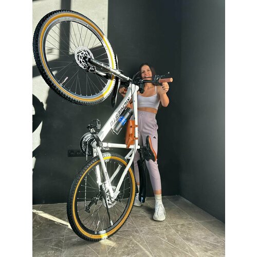 Велосипед горный RICHIESTO 26 21s Алюминиевая рама 19 Взрослый Спортивный Унисекс белый 2470000₽