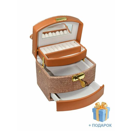 Шкатулка - органайзер для украшений раздвижная 3 яруса 1986₽