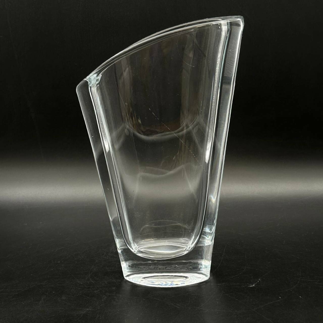 фото Ваза для цветов стеклянная, стекло, Bohemia Crystalite, Чехия, 1990-2010 гг.