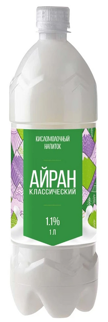 Напиток кисломолочный Айран Классический, 1,1%