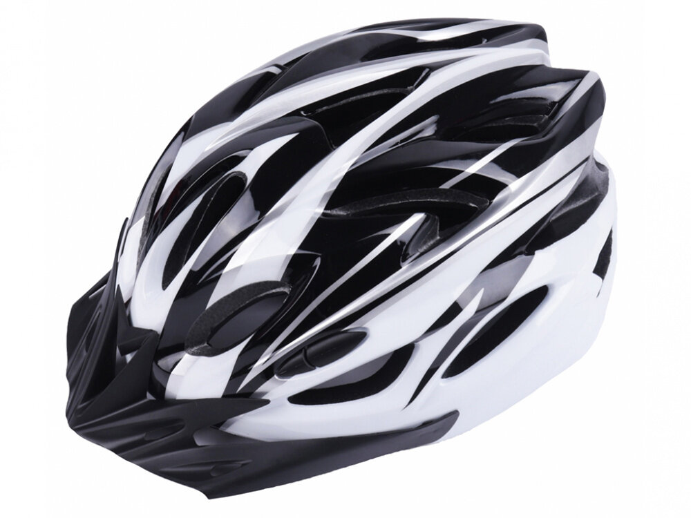 Шлем защитный VSH25 In-Mold черно-белый, 58-62см взрослый