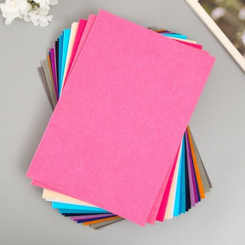 Набор мягкого фетра Астра 16 шт ассорти 3 мм 400 гр 20х30 см 1018₽