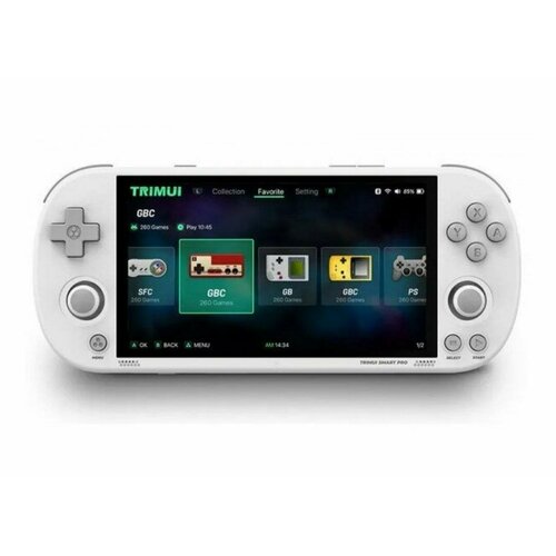 Портативная игровая приставка (ретроконсоль) TRIMUI Smart Pro, 64 GB, White