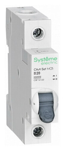 Автоматический выключатель Systeme Electric City9 Set 1п 20A 4,5kA (хар-ка B)