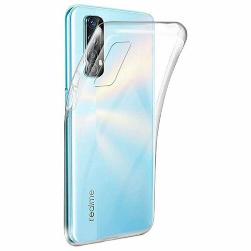 Силиконовая накладка 0.6 мм для Realme 7 прозрачный