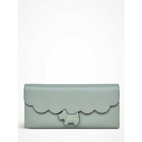 Кошелек Radley 107001, фактура гладкая, зеленый