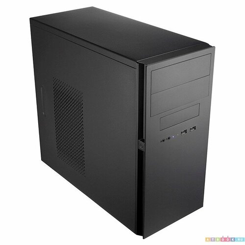 Powerman ES725BK (6184448) Корпус для компьютера 6184448 корпус in win es725bk minitower atx 2 2 450 вт microatx miniitx цвет черный es725bk 6184448