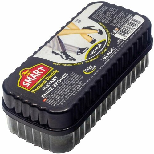 Губка для обуви Smart Instant Shine черная х2шт 643₽