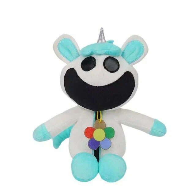 Мягкая плюшевая игрушка Poppy playtime Smiling Critters Kукла в качестве подарка для детей- 30см голубой