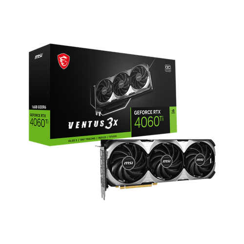 Видеокарта MSI GeForce RTX 4060 Ti VENTUS 3X 16G OC 7180000₽