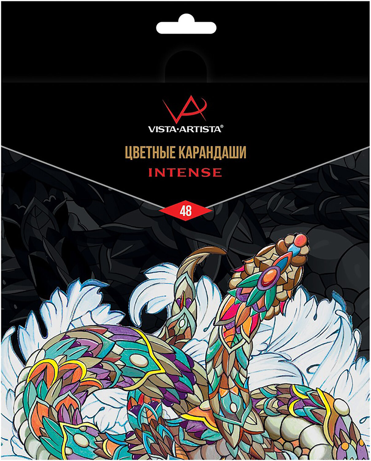 Карандаши Intense, 48 цветов VISTA-ARTISTA - фото №6