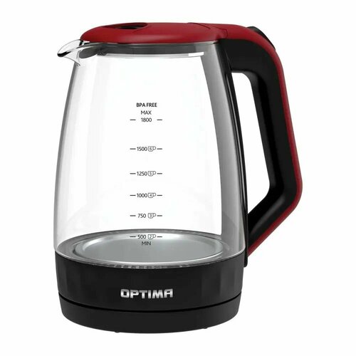 Чайник OPTIMA EK-1823G Бордово-черный 186000₽