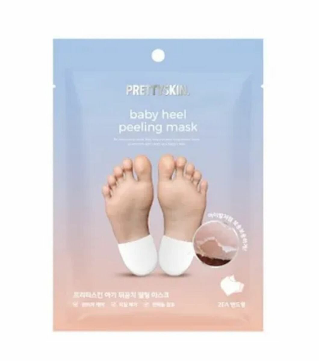 PrettySkin, Отшелушивающие пиллинг-носочки - Baby Heel Peeling Mask