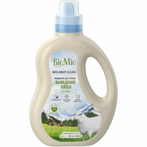 Гель для стирки цветного и белого белья BioMio 507901470101 1739₽
