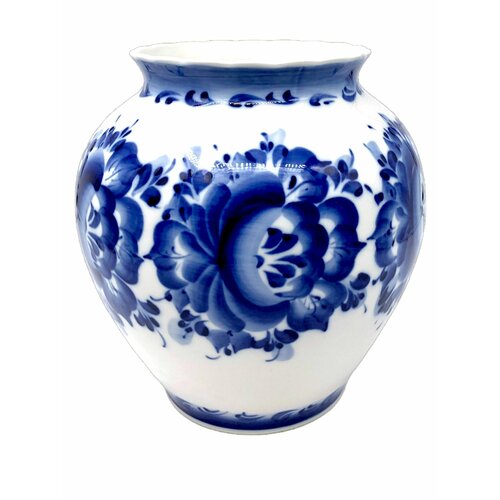 Ваза сирень фарфор высота 26см Галактика г Гжель 4450₽