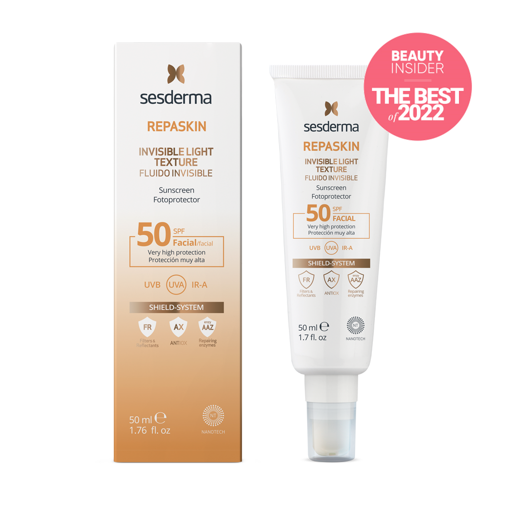 Sesderma REPASKIN INVISIBLE LIGHT TEXTURE SPF 50 Сверхлегкое солнцезащитное средство для лица, 50 мл