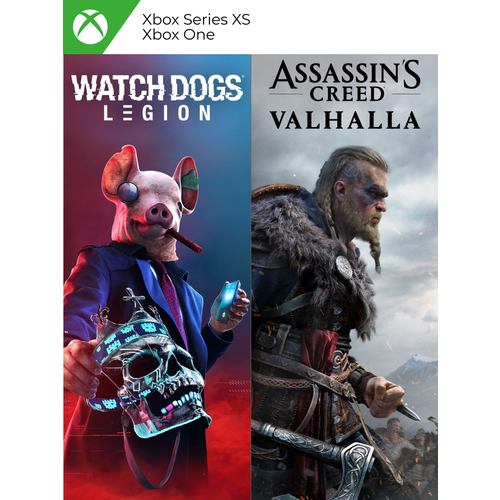 Assassin’s Creed Valhalla + Watch Dogs: Legion Bundle Xbox One, Xbox Series S, Xbox Series X цифровой ключ, Русский язык игра для sony ps5 watch dogs legion русская версия