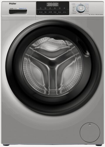 Изображение товара Стиральная машина Haier HW60-BP12929ASE серая на 6 кг, отжим 1200 об/мин, инверторный двигатель