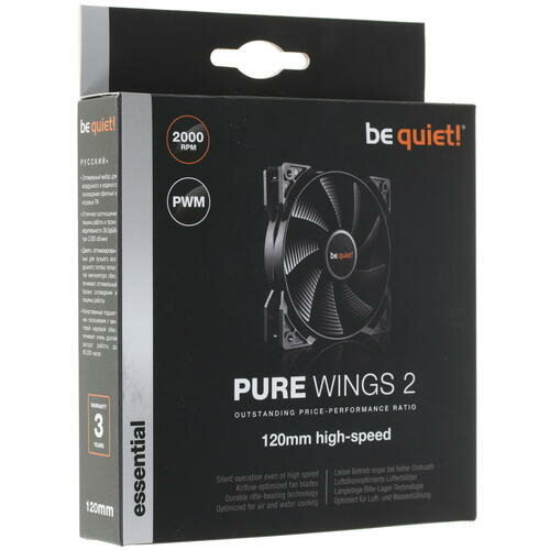 Вентилятор для корпуса be quiet! Pure Wings 2 BL081 - фото №9