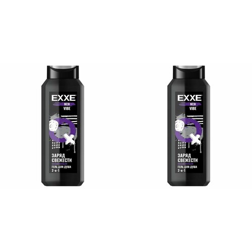 EXXE Гель для душа 2в1 MEN VIBE Увлажняющий, 400 мл, 2 шт