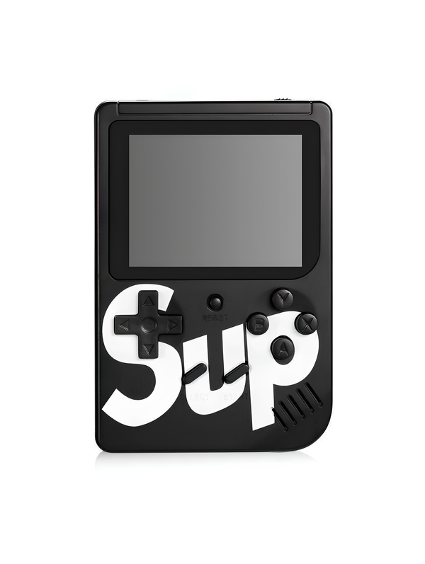 Портативная игровая приставка SUP GAME BOX PLUS 400 в 1 8 bit Black