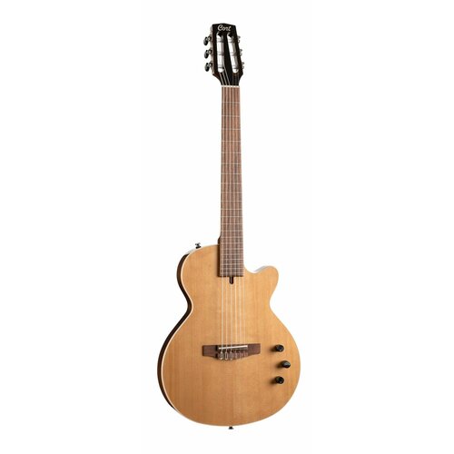 Электрогитара, нейлоновые струны, чехлол, натуральный, Cort Sunset-NC-II-WBAG-NAT