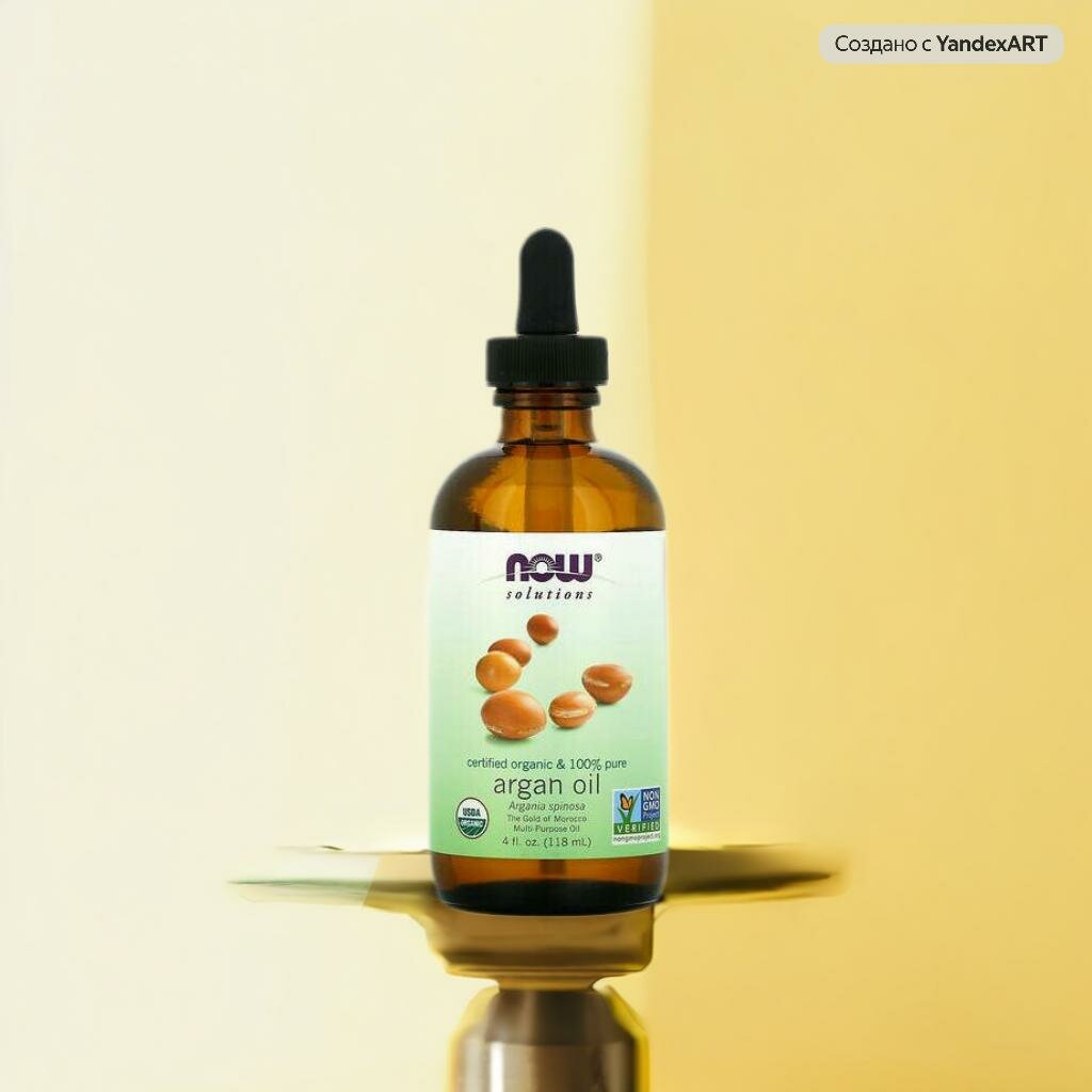 NOW Масло для тела Argan Oil Organic, 118 мл