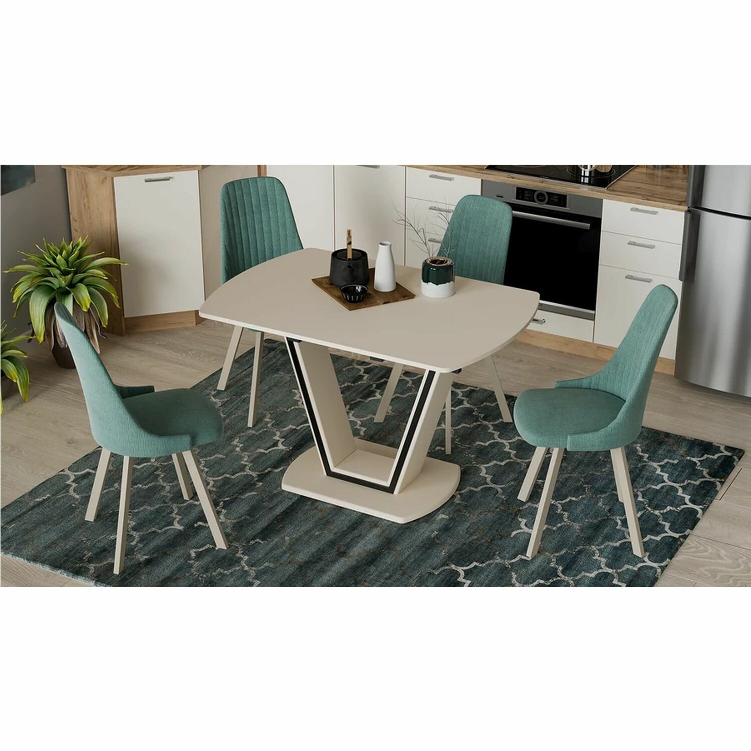 фото Стол обеденный Дели Тип 2