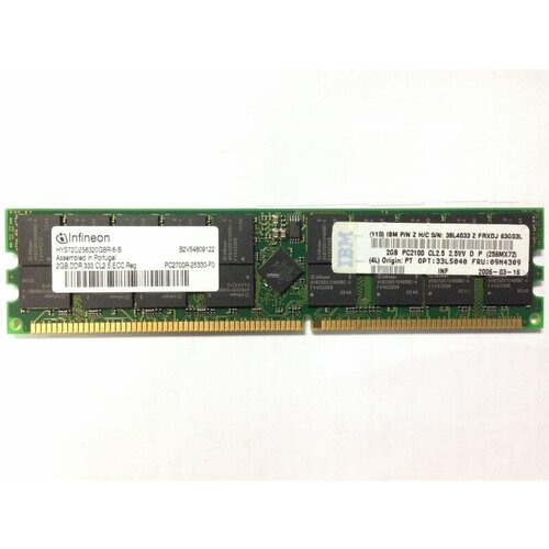 Оперативная память IBM 09N4309 DDR 2Gb 2003000₽
