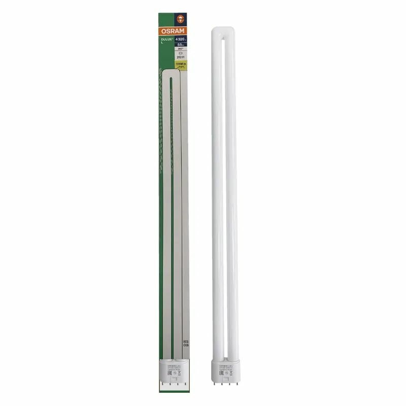 фото Лампа Люминесцентная Dulux 55W 220V 2G11 4320Лм D-24mm L-533mm 3000K Свет Теплый белый OSRAM, уп. 1шт