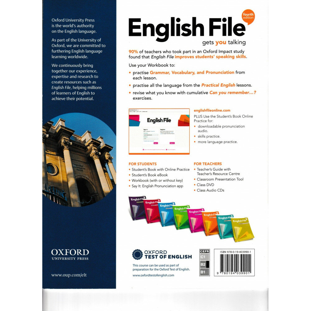Latham Koenig Christina "English File. Upper-Intermediate. Workbook without key" офсетная - фото №2