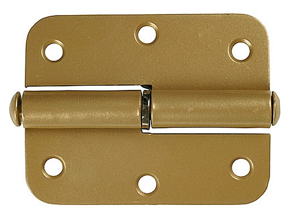 Карточная петля ПН-85 85x41х2.5 мм левая белая