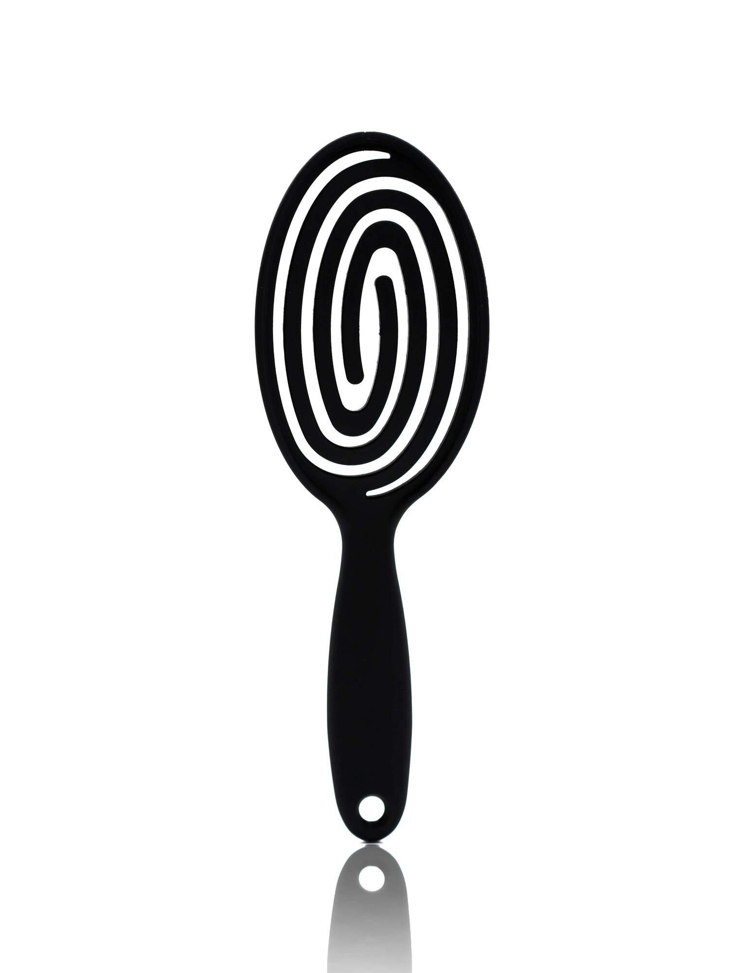 Набор расческа NINA JAY, для средней длины волос, в подарочном мешочке, черная — фото 1