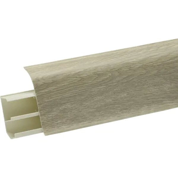 фото Плинтус напольный Artens ПВХ Дуб Монгольский 7 см 2.2 м