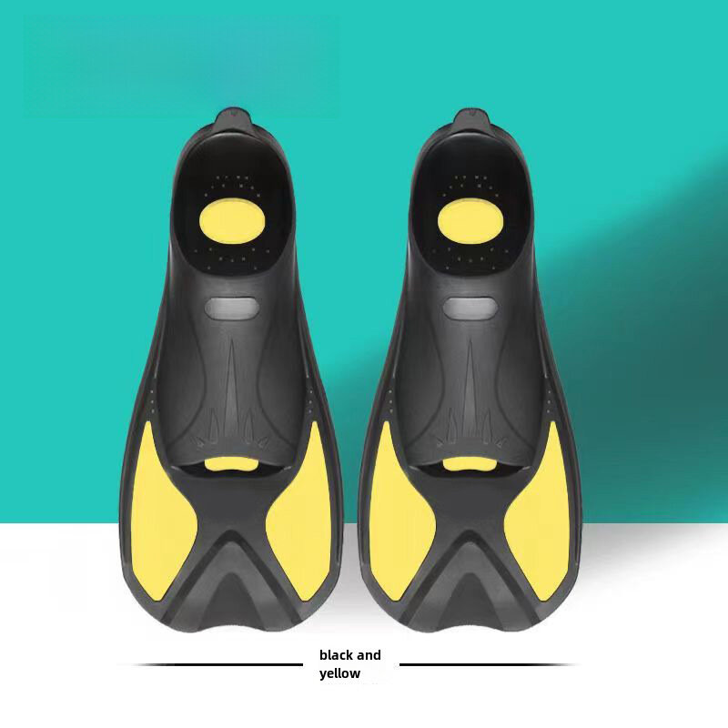 Ласты SEA WING quick fish SP2100, для плавания, силикон, TPE+PP, XXS, черные/желтые