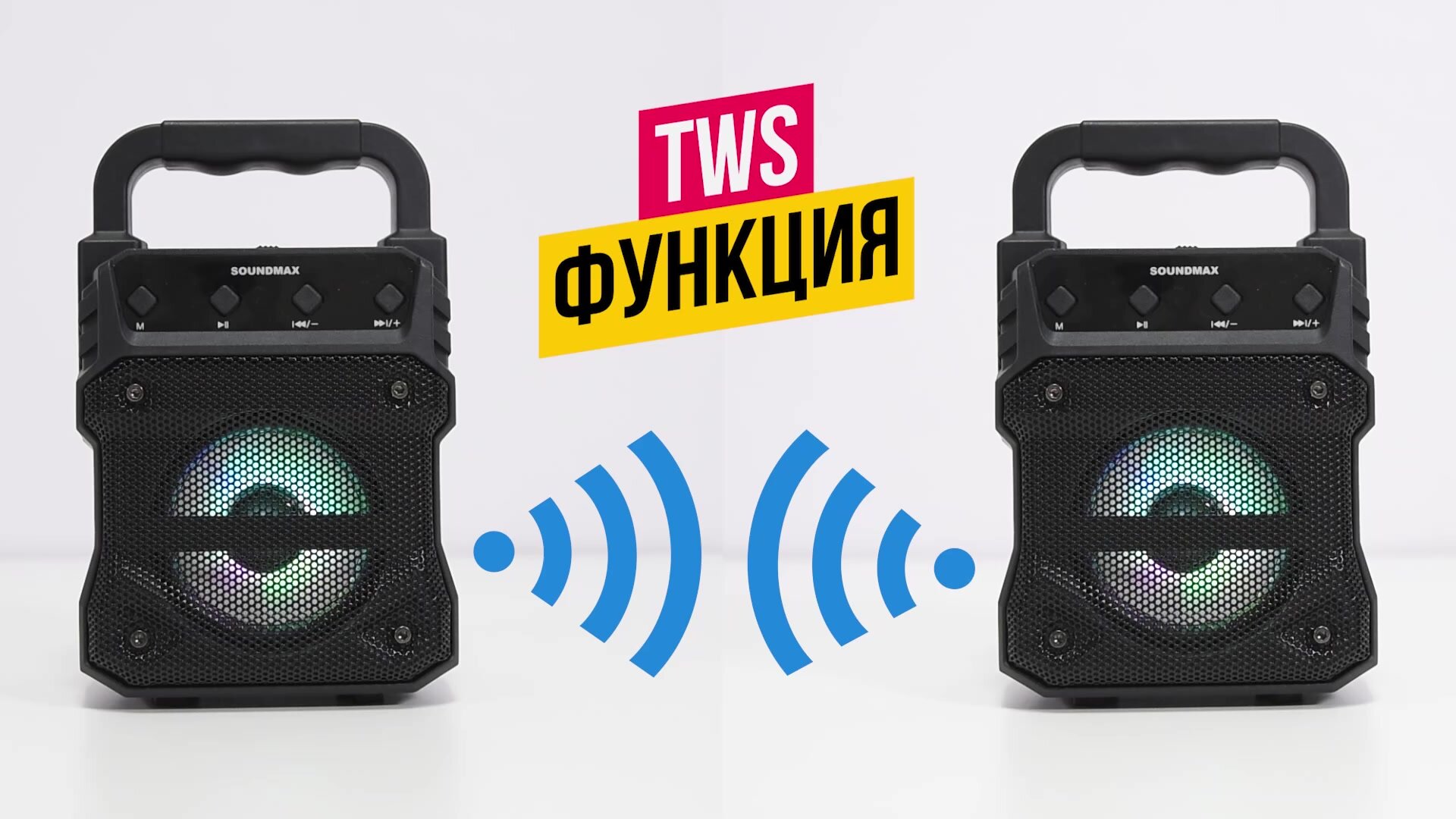 Колонка портативная Soundmax SM-PS5035B(черный) — фото 1