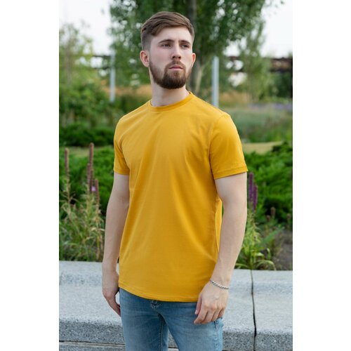 фото Футболка магазин толстовок, размер s-46-unisex-(мужской), горчичный